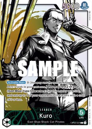 Kuro (Alternate Art) (OP03-021) - Leader