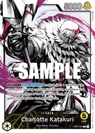 Charlotte Katakuri (099) (Alternate Art) (OP03-099) - Leader