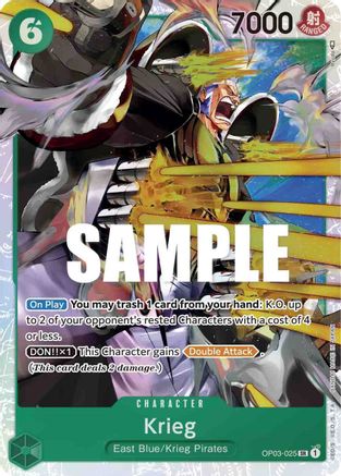 Krieg (OP03-025) - Super Rare