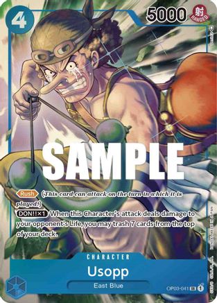 Usopp (Alternate Art) (OP03-041) - Super Rare