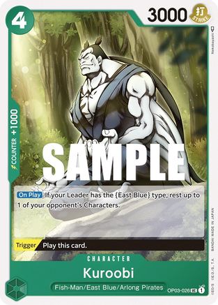 Kuroobi (OP03-026) - Uncommon