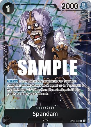 Spandam (Alternate Art) (OP03-086) - Rare