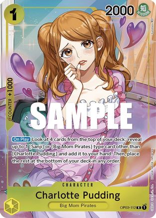 Charlotte Pudding (Alternate Art) (OP03-112) - Rare