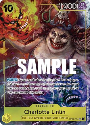 Charlotte Linlin (114) (Alternate Art) (OP03-114) - Super Rare