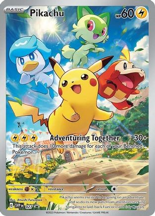 Pikachu - 027 - Promo - Brillant