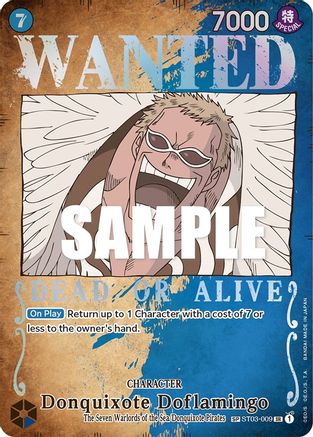 Donquixote Doflamingo (Wanted Poster) (ST03-009) - Super Rare