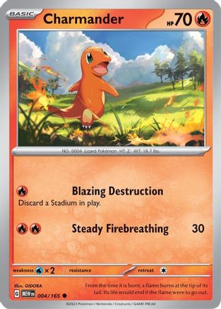 Charmander - 004/165  - Common - Normal