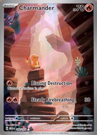 Charmander - 168/165  - Illustration Rare - Holofoil