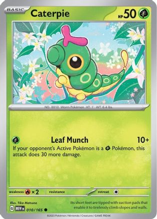 Caterpie - 010/165  - Common - Normal