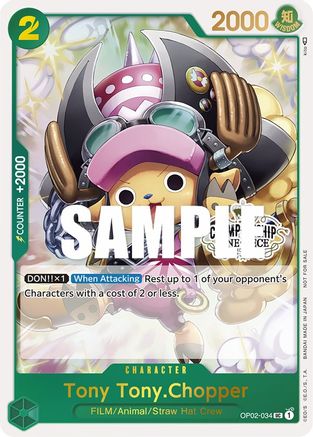 Tony Tony.Chopper (Pack de participation au Championnat de magasin) (OP02-034) - Promo