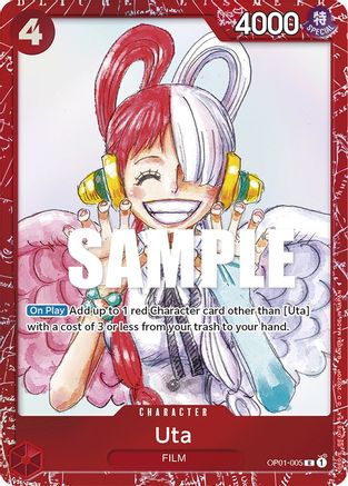 Uta (Premium Card Collection -ONE PIECE FILM RED Edition-) (OP01-005)  - Rare