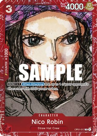 Nico Robin (Premium Card Collection -ONE PIECE FILM RED Edition-) (OP01-017) - Rare