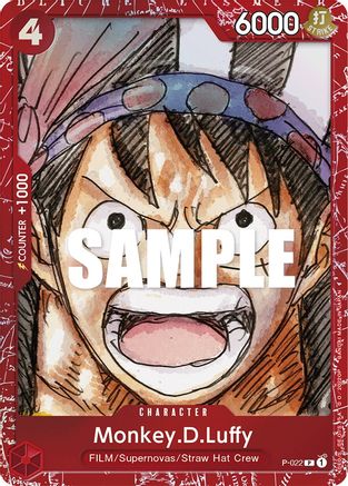 Monkey.D.Luffy (Collection de cartes Premium -Édition ONE PIECE FILM RED-) (P-022) - Promo