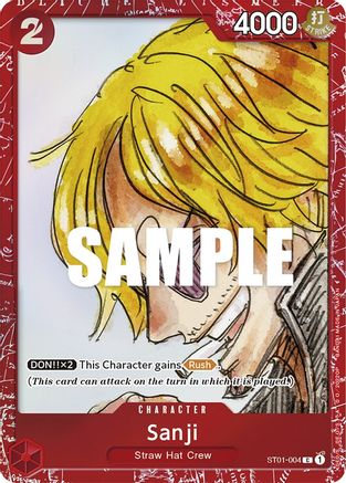 Sanji (Collection de cartes Premium -ONE PIECE FILM RED Edition-) (ST01-004) - Commune