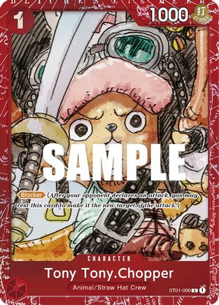 Tony Tony.Chopper (Collection de cartes Premium -Édition ONE PIECE FILM RED-) (ST01-006) - Commune