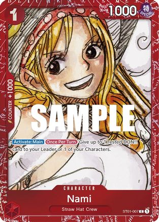 Nami (Premium Card Collection -ONE PIECE FILM RED Edition-) (ST01-007) - Commune