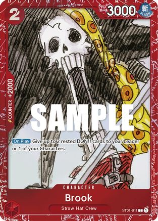 Brook (Collection de cartes Premium -Édition ONE PIECE FILM RED-) (ST01-011) - Courante