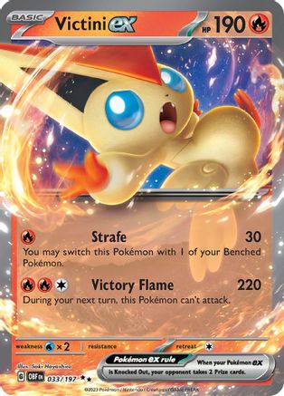 Victini ex - 033/197 - Double Rare - Holofoil