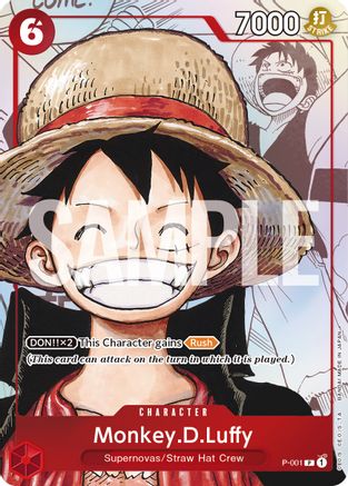 Monkey.D.Luffy (Alternate Art) (P-001) - Promo