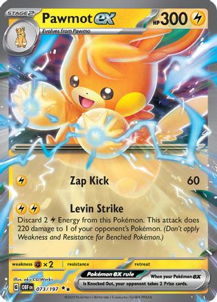 Pawmot ex - 073/197 - Double Rare - Holofoil