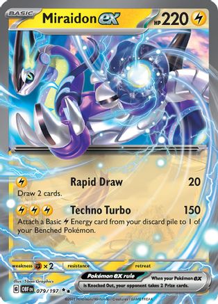 Miraidon ex - 079/197 - Double Rare - Holofoil