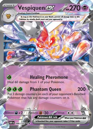 Vespiquen ex - 096/197 - Double Rare - Holofoil