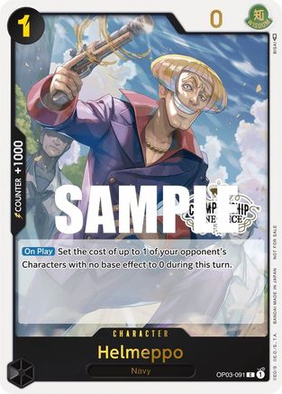 Helmeppo (Store Championship Participation Pack Vol. 2) (OP03-091)  -  Promo