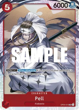Pell (OP04-013) - Super Rare