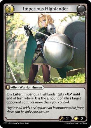 Imperious Highlander (036) -  Common