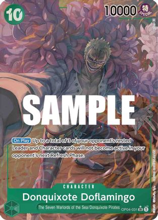 Donquixote Doflamingo (031) (Alternate Art) (OP04-031) - Super Rare