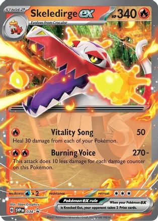 Skeledirge ex - 034 - Promo - Holographique