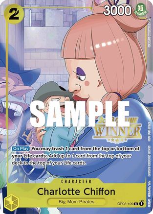 Charlotte Chiffon (Offline Regional 2023) [Winner] (OP03-109)  -  Promo