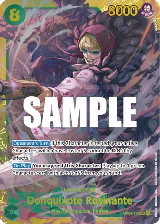 Donquixote Rosinante (OP04-119) - Secret Rare