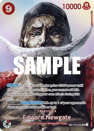 Edward.Newgate (SP) (OP02-004) - Super Rare