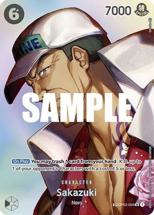Sakazuki (SP) (OP02-099) - Super Rare