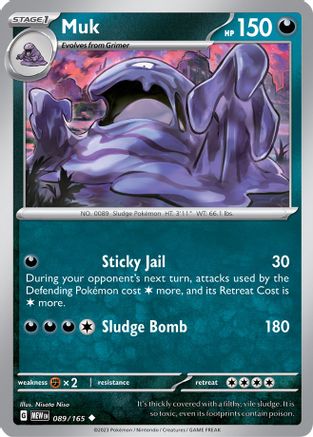 Muk - 089/165 - Uncommon - Normal