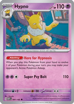 Hypno - 097/165 - Uncommon - Normal