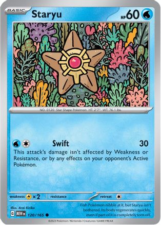 Staryu - 120/165 - Common - Reverse Holofoil