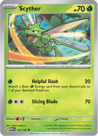 Scyther - 123/165 - Uncommon - Normal