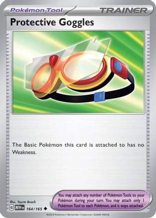 Protective Goggles - 164/165 - Uncommon - Reverse Holofoil
