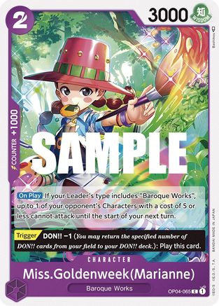 Miss.Goldenweek(Marianne) (OP04-065) - Common