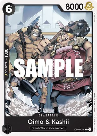 Oimo & Kashii (OP04-078) - Common