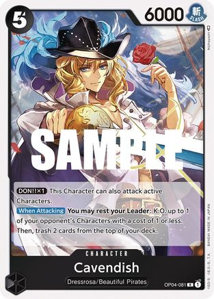 Cavendish (OP04-081) - Rare