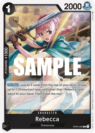 Rebecca (092) (OP04-092) - Rare