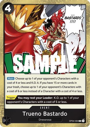 Trueno Bâtard (OP04-094) - Rare