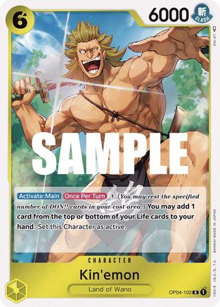 Kin'emon (OP04-102) - Rare