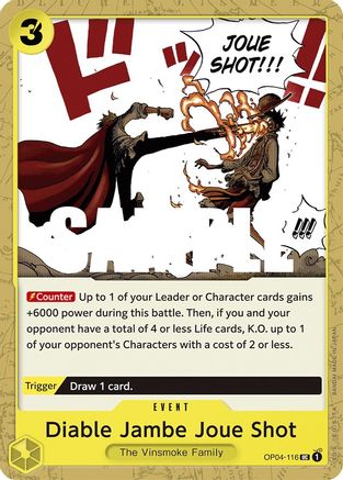 Diable Jambe Joue Tir (OP04-116) - Peu Commun