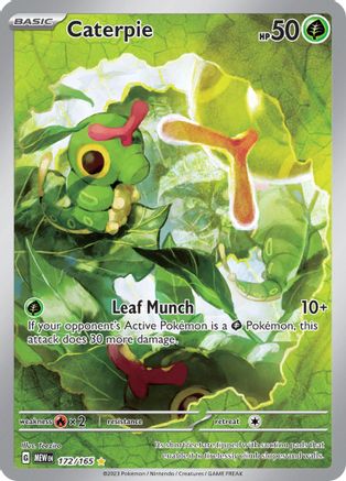Caterpie - 172/165  - Illustration Rare - Holofoil