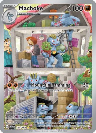 Machoke - 177/165  - Illustration Rare - Holofoil