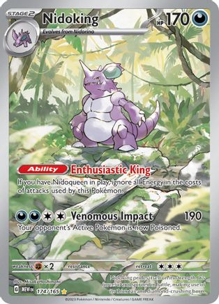 Nidoking - 174/165  - Illustration Rare - Holofoil
